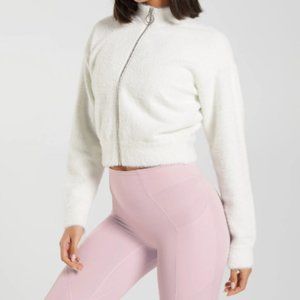 Gymshark - Whitney Eyelash Knit Jacket (Medium)